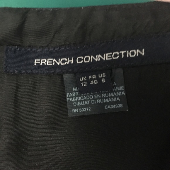 French Connection Katari Navy Fit & Flare Dress - Picture 4 of 7